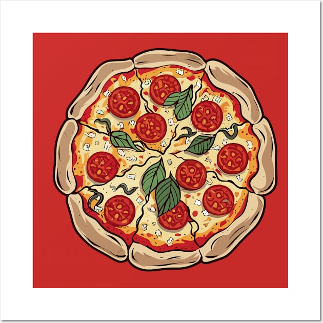 National Pizza Day – February Wall Art by irfankokabi